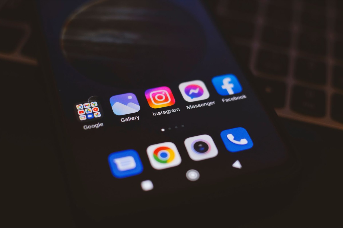 Phone editing app interface