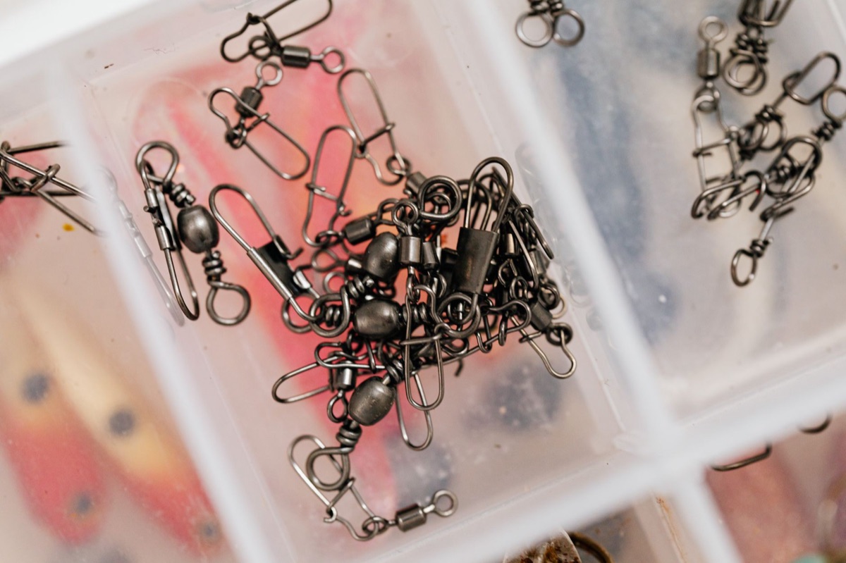 fishing tackle box with live bait