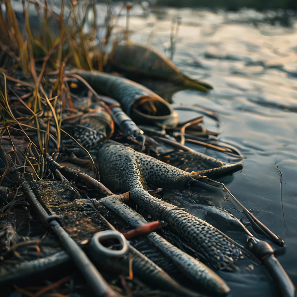 equipamento de pesca para pesca em água doce